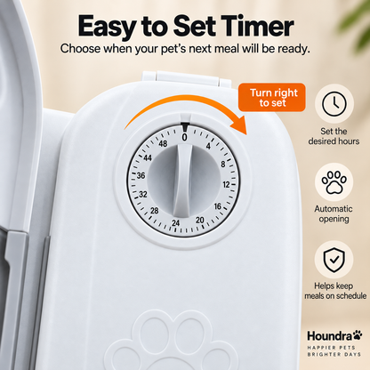 Houndra Timed Pet Feeder