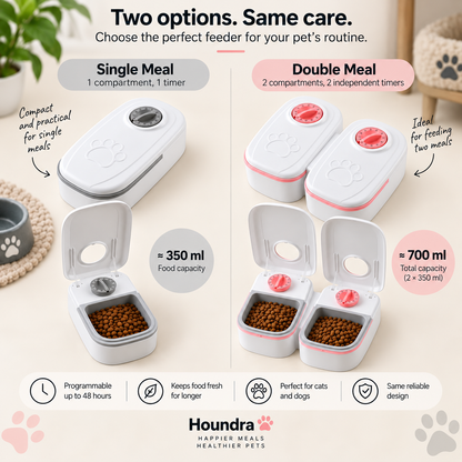 Houndra Timed Pet Feeder